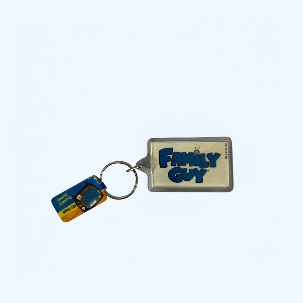 FAMILY GUY Beware of Dog Keychain - Red